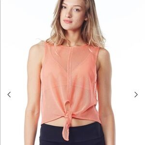 Free People Movement Coral Mesh Tank